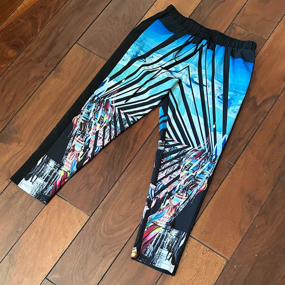 Clover Canyon- Womens Vibrant Artsy Geometric Pants